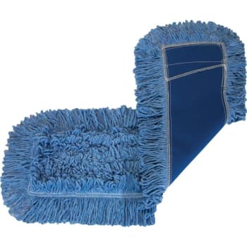 Maintenance Warehouse® 24 in Looped-End Blend Polyester Slot Pocket Dust Mop (2-Pack)