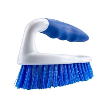 Renown Plastic Scrub Brush, Iron Style Handle, Package Of 4