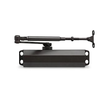 Shield Security® Light Commercial Wood & Metal Door Closer Size 2, Bronze