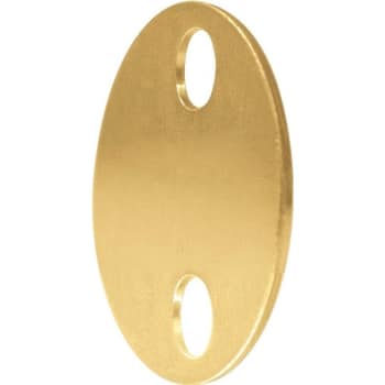 Image for Lucky Line 1-1/4" Brass Tag 2-Hole, Package Of 10 from HD Supply