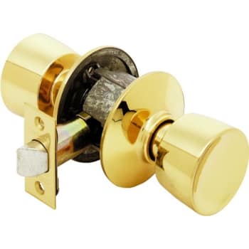 Image for Schlage® Bell F Series Knob, Passage, Grade Aaa, Bright Brass from HD Supply
