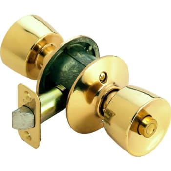 Image for Schlage® Bell F Series Knob, Privacy, Grade AAA, Bright Brass from HD Supply