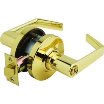 Image for Schlage Saturn Cylindrical Privacy Lever Brass from HD Supply