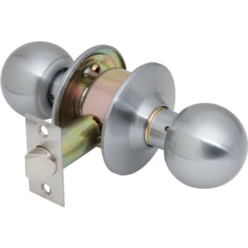 Image for Shield Security® 913701 Radcliff Passage Knob, 2.75" Backset, Grade 2, Satin Chrome from HD Supply