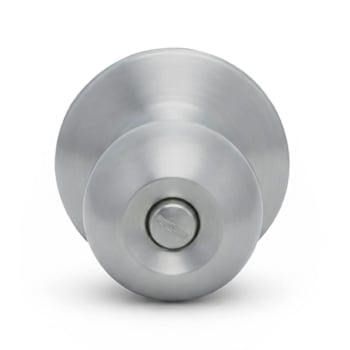 Shield Security® 913706 Radcliff Privacy Knob, 2.75" Backset, Grade 2, Satin Chrome