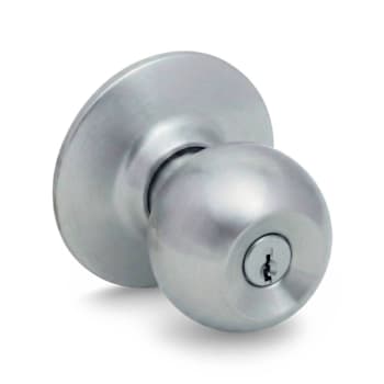 Shield Security® 913708 Radcliff Entry Knob, 2.75" Backset, Grade 2, Satin Chrome