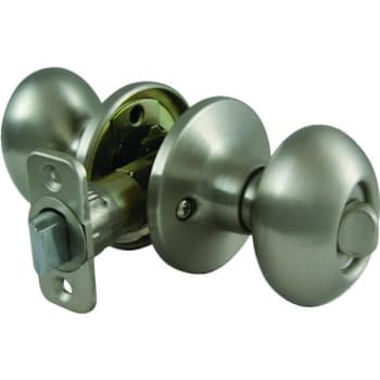 Image for Ultra Hardware™ Strathmere Knob, Oval/egg, Bed/bath, Grade 3, Satin Nickel from HD Supply