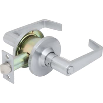 Image for Shield Security® 913722 Bridgeport Privacy Lever, 2.75" Backset, Grade 2, Satin Chrome from HD Supply