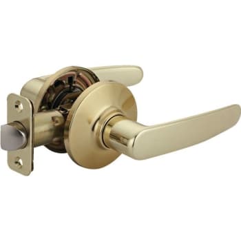 Shield Security® 913814 Straight Passage Lever, 2.375/2.75" Backset, Grade 3, Brass