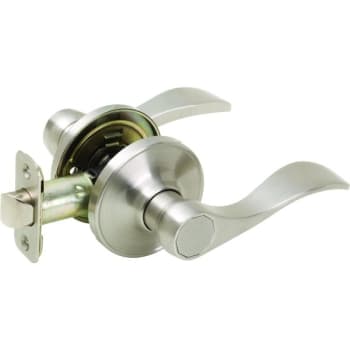 Image for Shield Security® 913832 Wave Passage Lever, 2.375/2.75" Backset, Grade 3, Satin Nickel from HD Supply