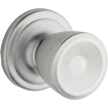 Kwikset Abbey Satin Chrome Hall/Closet Passage Door Knob