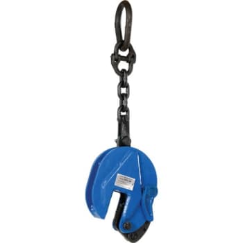 Image for Vestil 1000 lb Capacity Blue Vertical Plate Clamp With Chain from HD Supply