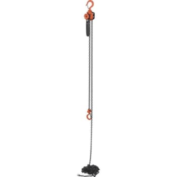 Image for Vestil 500 lb Capacity Orange Economy Lever Hoist 10' from HD Supply