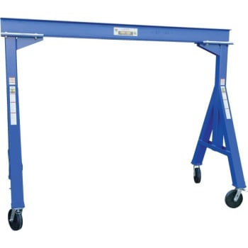 Image for Vestil 4000 lb Capacity Blue Steel Fixed Height Gantry Crane 15' from HD Supply