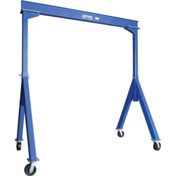 Image for Vestil 6000 Lb Capacity Blue Steel Fixed Height Gantry Crane 15' from HD Supply