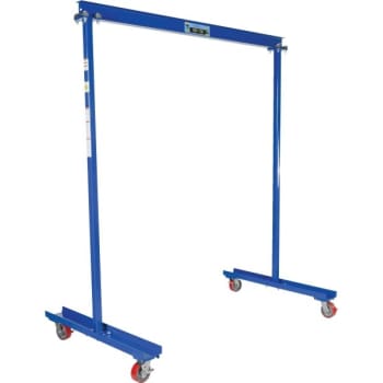 Vestil 1000 lb Capacity Blue Portable Work Area Gantry Crane