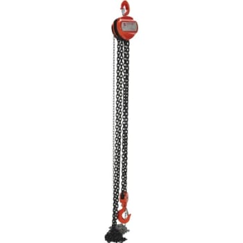 Image for Vestil 6000 lb Capacity Orange Economy Chain Hoist With 3 Phase Container from HD Supply