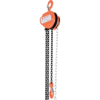 Vestil 2,000 lb Capacity Orange Hand Chain Hoist 15'