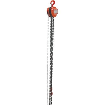 Image for Vestil 3000 Lb Capacity Red Hand Chain Hoist 10' from HD Supply