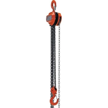 Image for Vestil 3000 Lb Capacity Red Hand Chain Hoist 15' from HD Supply