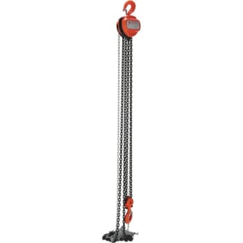 Vestil 4000 lb Capacity Orange Hand Chain Hoist 15'
