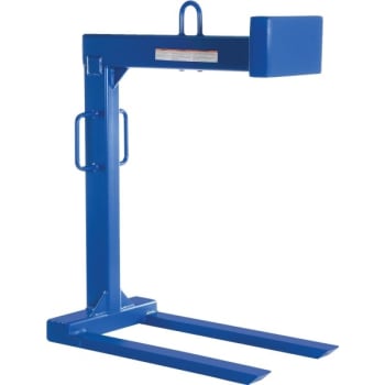 Image for Vestil 2000 lb Capacity Blue Fork Pallet Lifter 48" from HD Supply