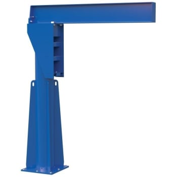 Image for Vestil 2000 Lb Capacity Blue Floor Mounted Jib Crane from HD Supply