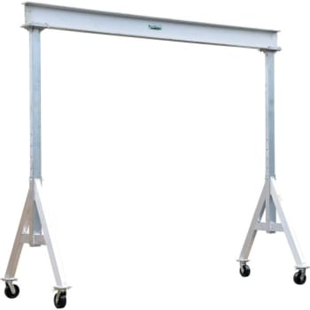 Image for Vestil 6000 lb Capacity Gray Aluminum Adjustable Height Gantry Crane 10' x 12' from HD Supply