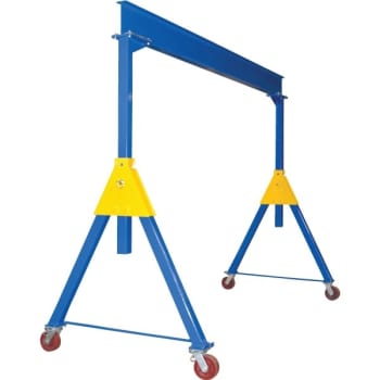 Image for Vestil Blue Steel Adjustable Knock Down Gantry Crane 15' x 10' from HD Supply