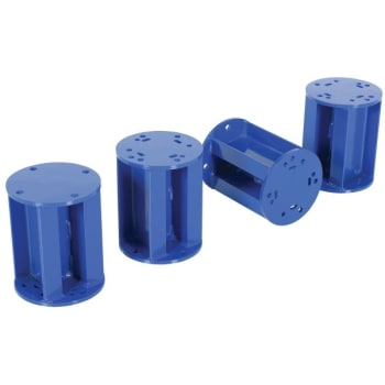 Vestil Blue Steel Stationary Leg Option Field Install 8 X 8 X 10" Pack Of 4