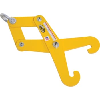Image for Vestil 2 Ton Yellow Steel Heavy-Duty Beam Tong 8" Max Beam Width from HD Supply