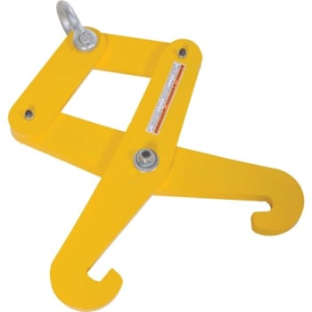 Image for Vestil 3 Ton Yellow Steel Heavy-Duty Beam Tong 10" Max Beam Width from HD Supply