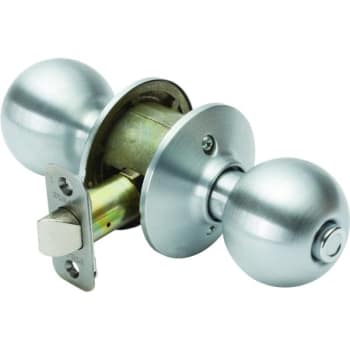 Image for Schlage® Orbit F Series Knob, Privacy, Grade Aaa, Satin Chrome from HD Supply