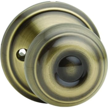 Image for Schlage® Georgian F Series Knob, Passage, Grade Aaa, Antique Brass from HD Supply