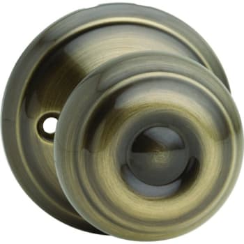 Image for Schlage® Georgian F Series Knob, Non-Turning, Grade Aaa, Die Cast Zinc, Antique Brass from HD Supply