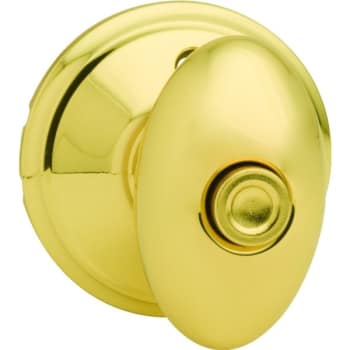 Image for Schlage® Siena F Series Knob, Privacy, Grade Aaa, Die Cast Zinc, Bright Brass from HD Supply