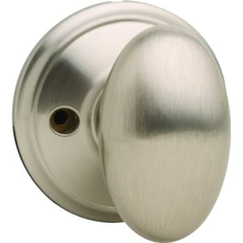 Image for Schlage® Siena F Series Knob, Non-Turning, Grade Aaa, Die Cast Zinc, Satin Nickel from HD Supply