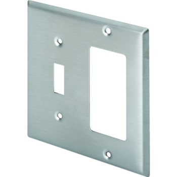 Image for Titan3 Standard 2-Gang Toggle/Decorator Stainless Steel Wall Plate from HD Supply