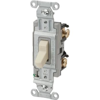 Hubbell-PRO 15 Amp 120/277 VAC 3-Way/2-Position Toggle Switch (Ivory)