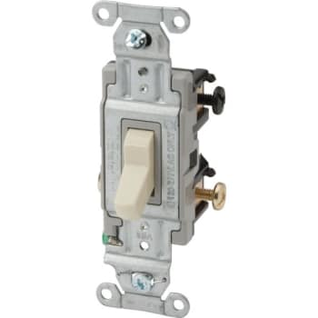 Image for Hubbell-Pro 15 Amp 120/277 Vac 3-Way Toggle Switch (Ivory) from HD Supply
