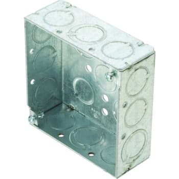 Image for Hubbell 4 In Welded Steel Square Electrical Box W/ Raised Ground from HD Supply