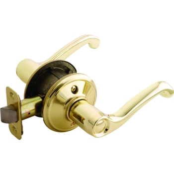 Image for Schlage® Flair F Series Lever, Passage, Grade AAA, Bright Brass from HD Supply