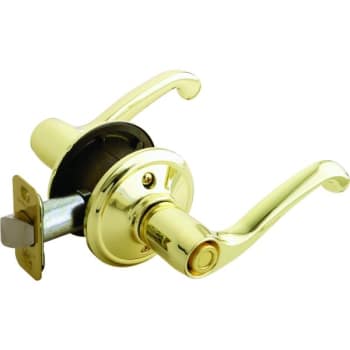 Image for Schlage® Flair F Series Lever, Privacy, Grade AAA, Bright Brass from HD Supply