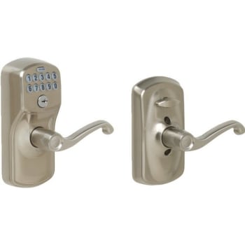Image for Schlage Plymouth Keypad Entry With Flex-Lock, Satin Nickel from HD Supply