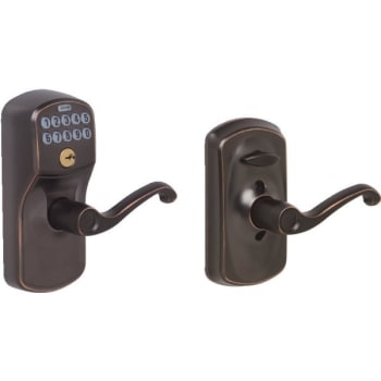 Image for Schlage Plymouth Keypad Entry With Flex-Lock, Aged Bronze from HD Supply