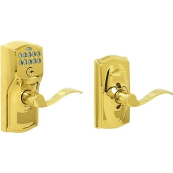 Image for Schlage Camelot Keypad Entry With Flex-Lock, Brass from HD Supply
