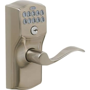 Image for Schlage Camelot Keypad Entry With Flex-Lock, Satin Nickel from HD Supply