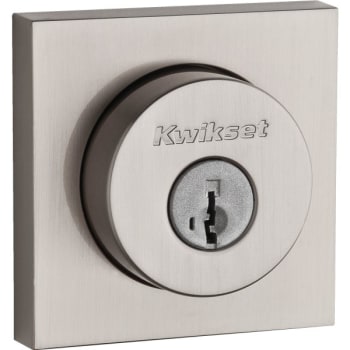 Image for Kwikset® Halifax 158 Square Deadbolt w/ SmartKey Security™ (Satin Nickel) from HD Supply