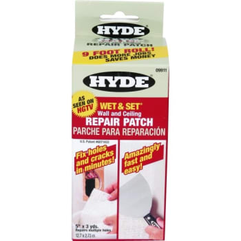 Image for Hyde 5 in. x 3 Yds. Wet and Set Drywall Repair Roll from HD Supply