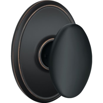 Image for Schlage® Siena F Series Knob With Wakefield Trim, Passage, Grade Aaa, Die Cast Zinc, Aged Bronze from HD Supply